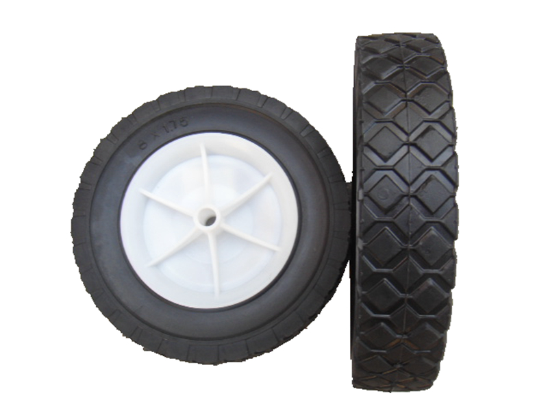 8x1.75 plastic rubber wheel