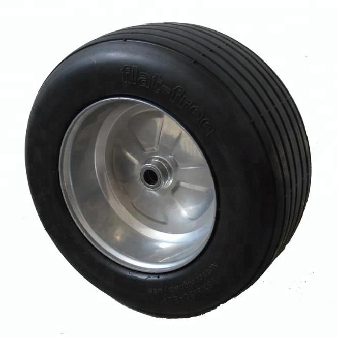 18x8.50-8 PU foam tire ribbed pattern